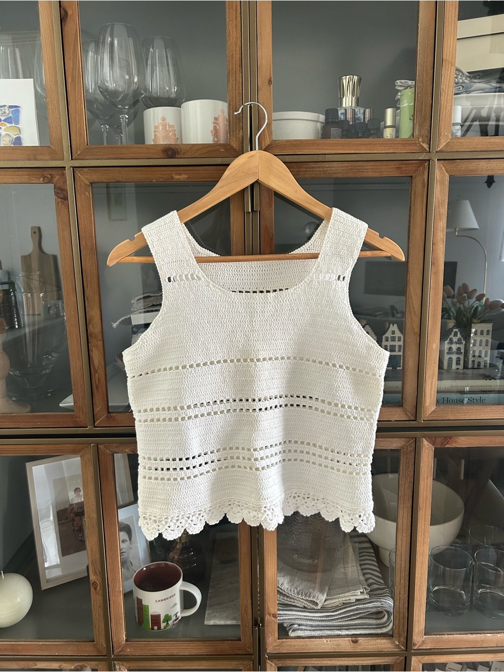 Handmade Crochet Knit Tank Top - Picture 2 of 12
